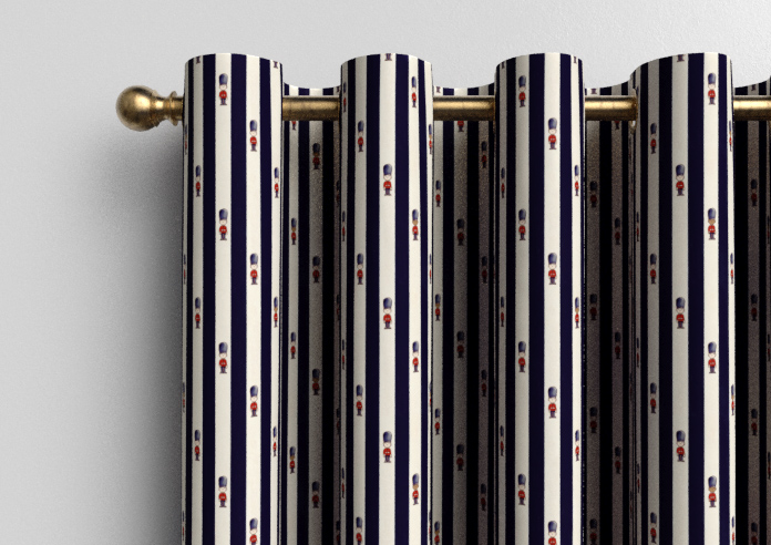 Kings Breakfast, Stripe Prince - Made to Measure Curtains - Image 12